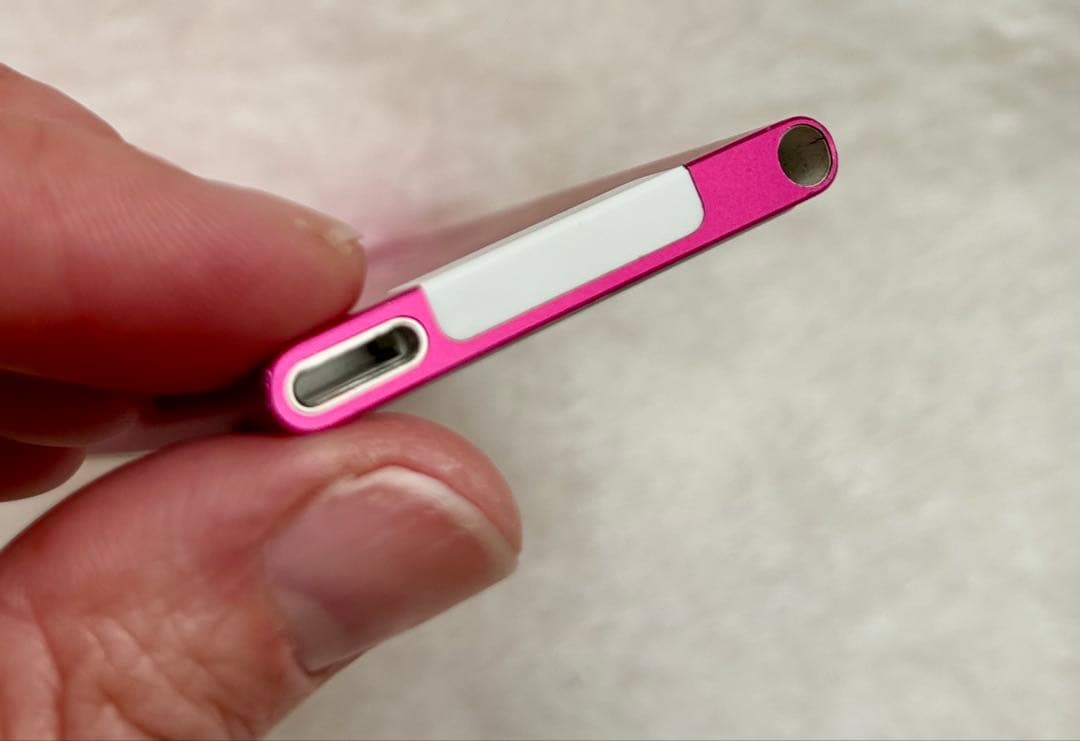 【マイク純正イヤホン付き】iPod nano 第7世代 ピンク