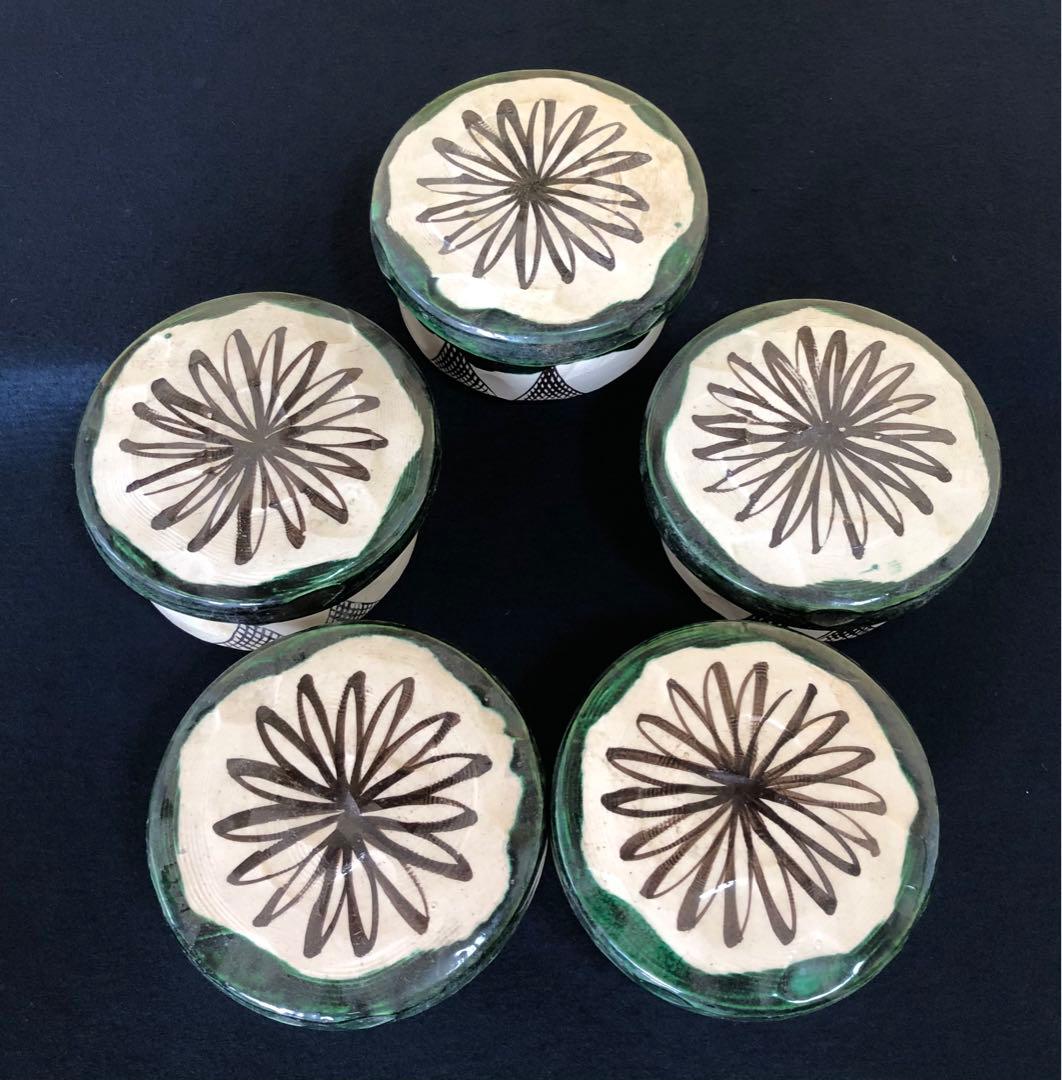 割引❗️《R》懐石 織部 蓋物5客 和楽 250929あ5