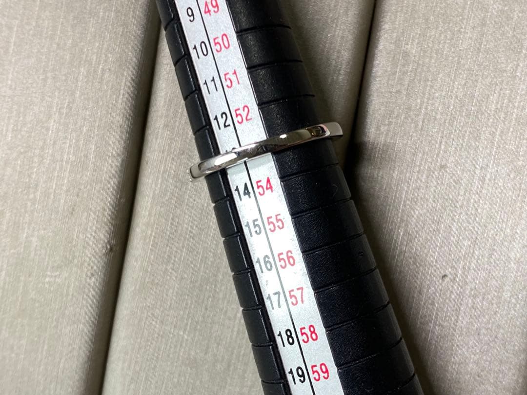 最高級モアサナイト　モアッサナイト　ハーフエタニティリング