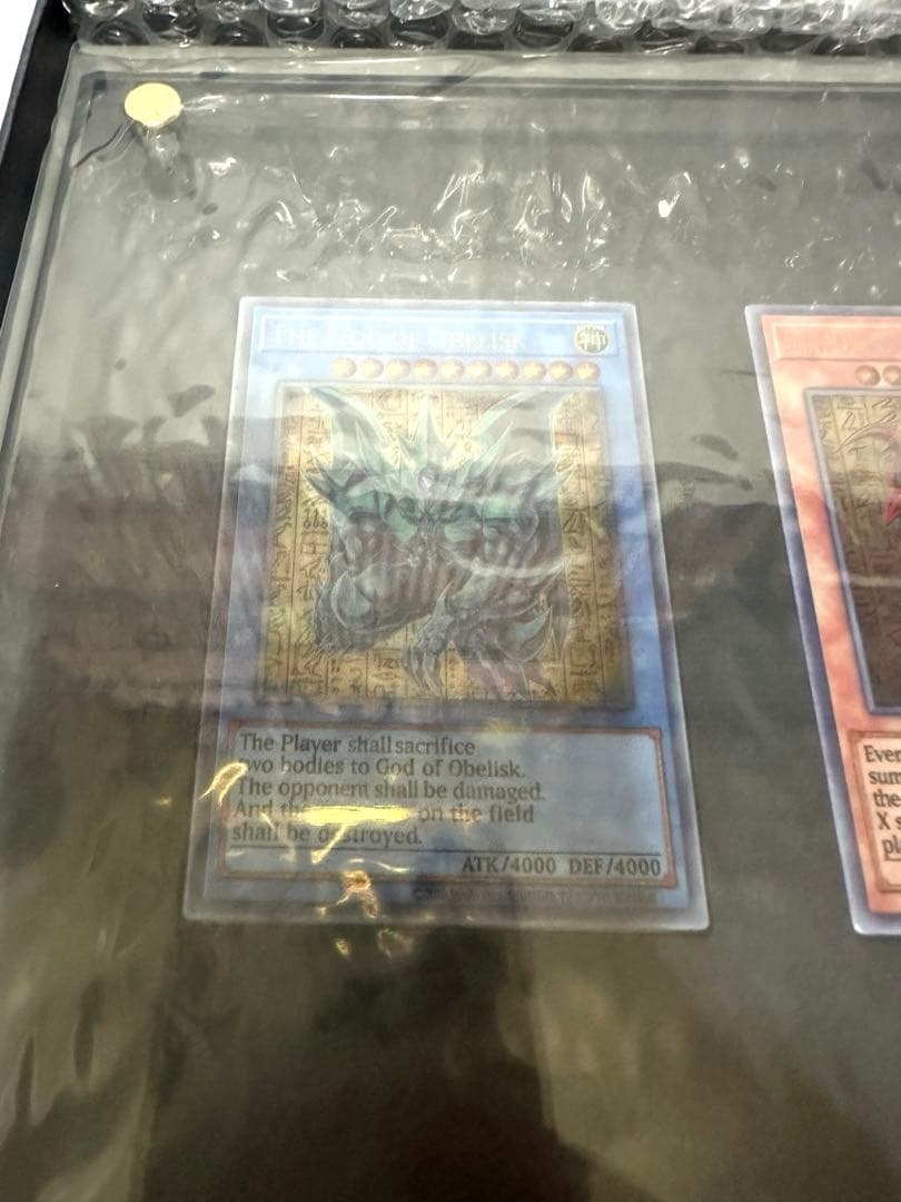 遊戯王OCGデュエルモンスターズ　三幻神スペシャルカードセット（ステンレス製）