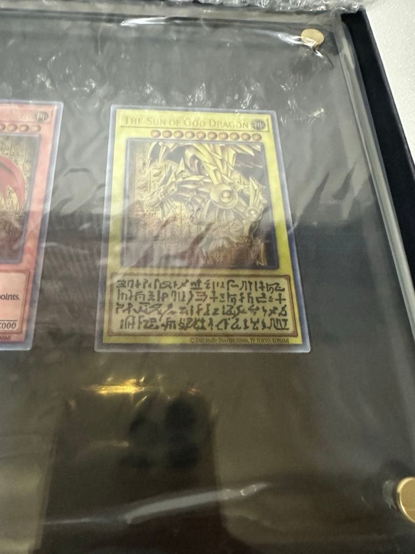 遊戯王OCGデュエルモンスターズ　三幻神スペシャルカードセット（ステンレス製）