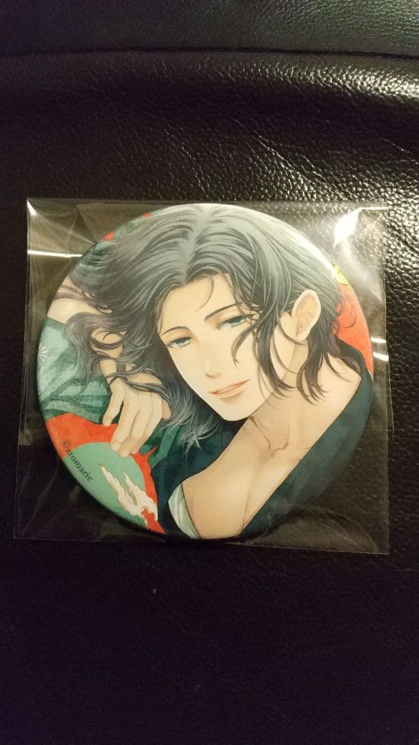 蝶の毒 華の鎖 瑞人 缶バッジ２個、ポケットキャンバス２枚