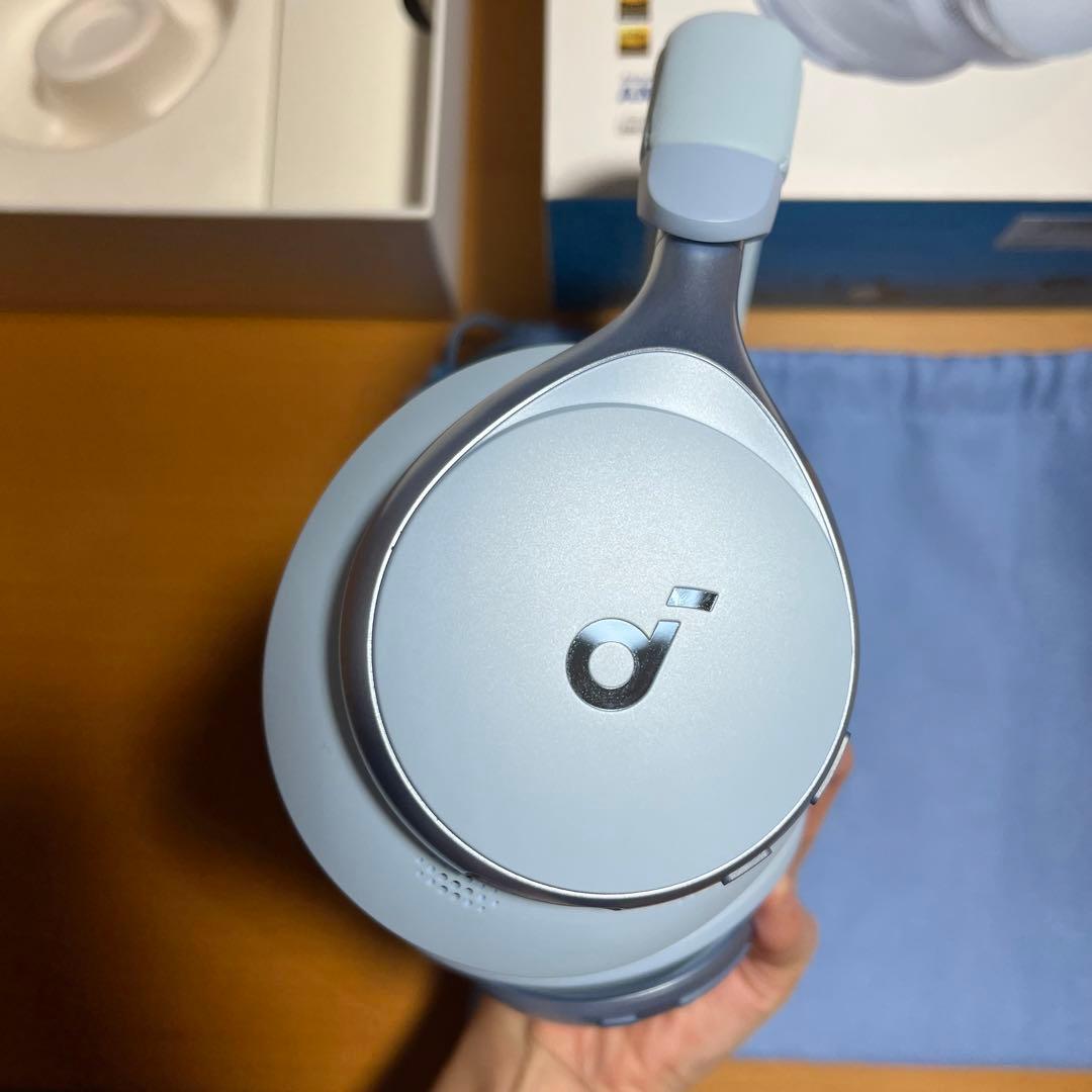 Anker soundcore Space One ワイヤレスヘッドホン　ブルー