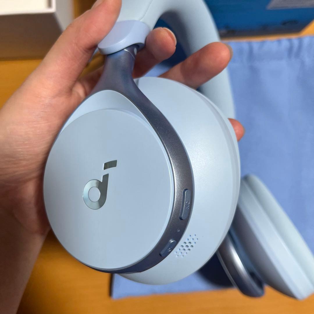 Anker soundcore Space One ワイヤレスヘッドホン　ブルー