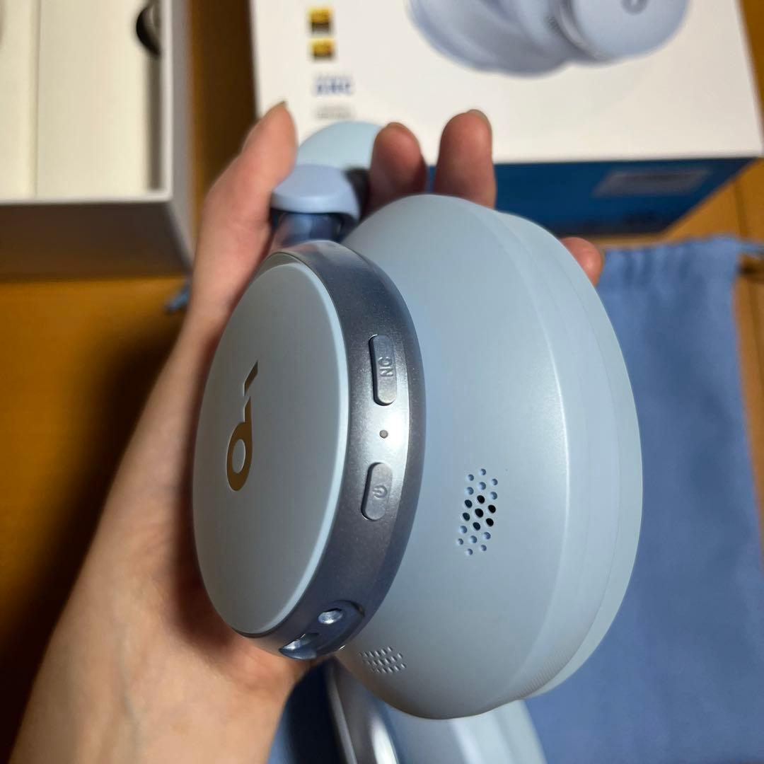 Anker soundcore Space One ワイヤレスヘッドホン　ブルー