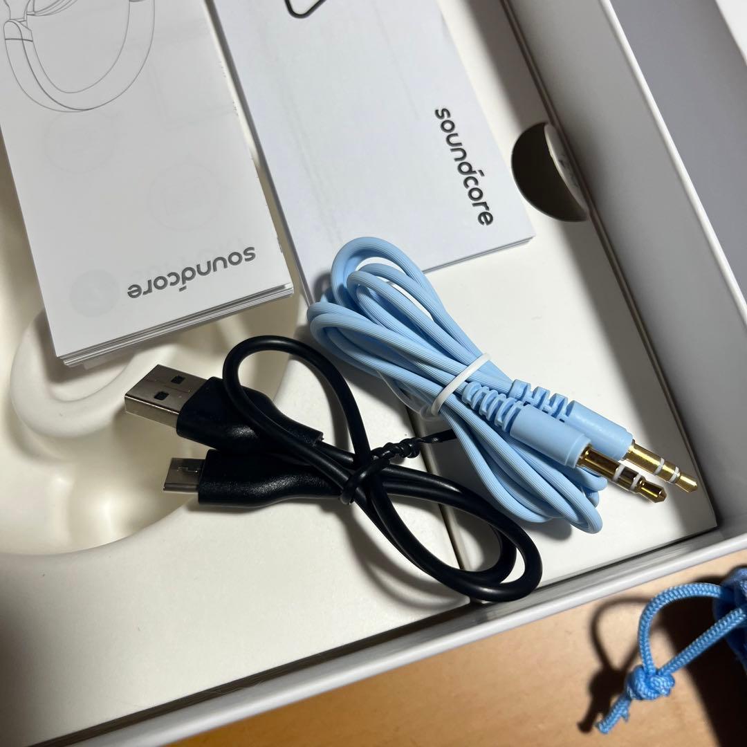 Anker soundcore Space One ワイヤレスヘッドホン　ブルー