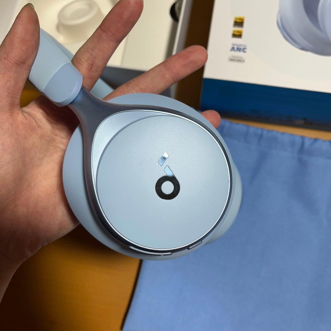 Anker soundcore Space One ワイヤレスヘッドホン　ブルー