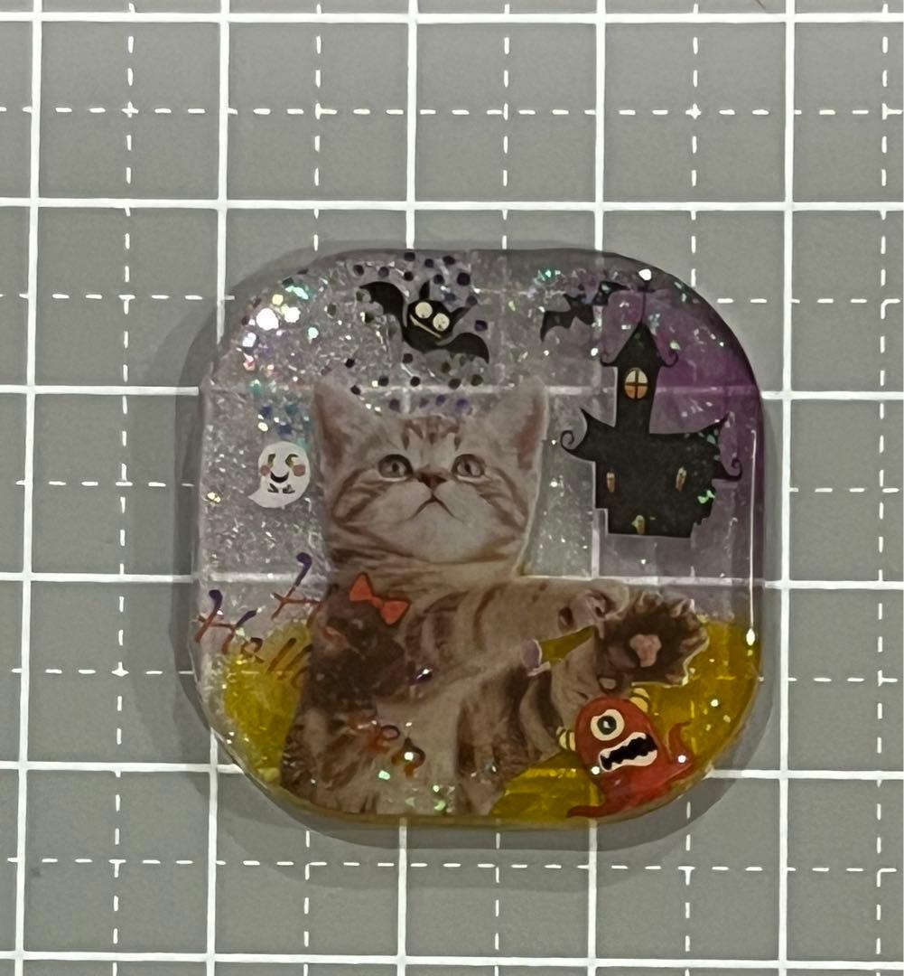 感謝価格(ㅅ´꒳` )コウモリ捕まえるにゃーレジンヘアゴム