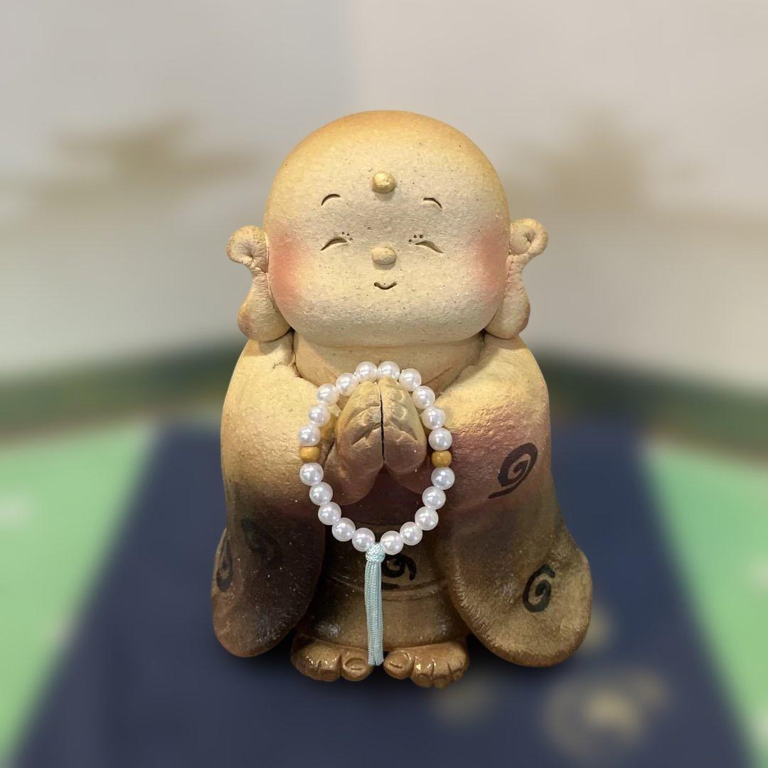 地蔵　お地蔵さん　しあわせ　家族　お願い　お守り　陶人形　置物