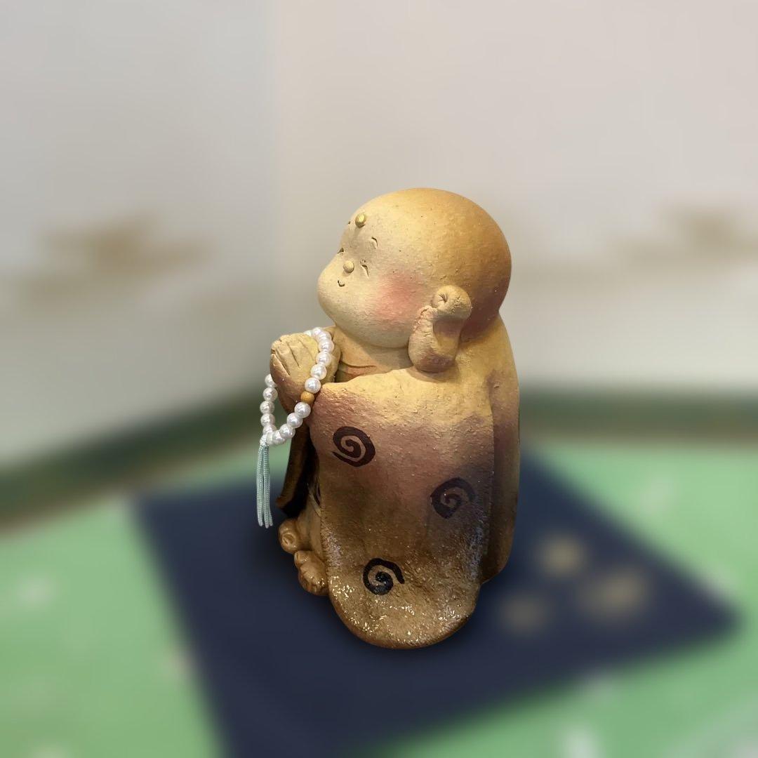 地蔵　お地蔵さん　しあわせ　家族　お願い　お守り　陶人形　置物