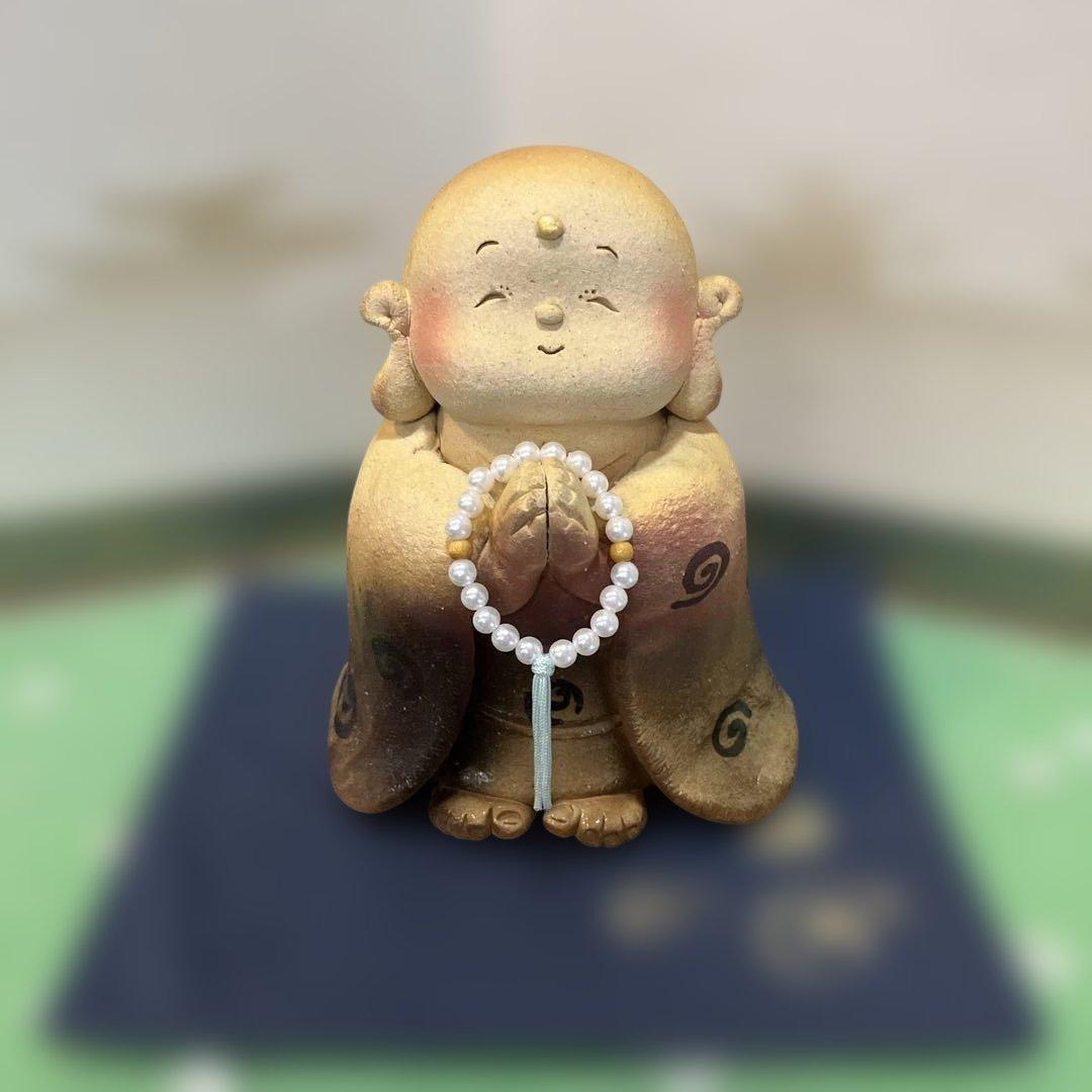 地蔵　お地蔵さん　しあわせ　家族　お願い　お守り　陶人形　置物