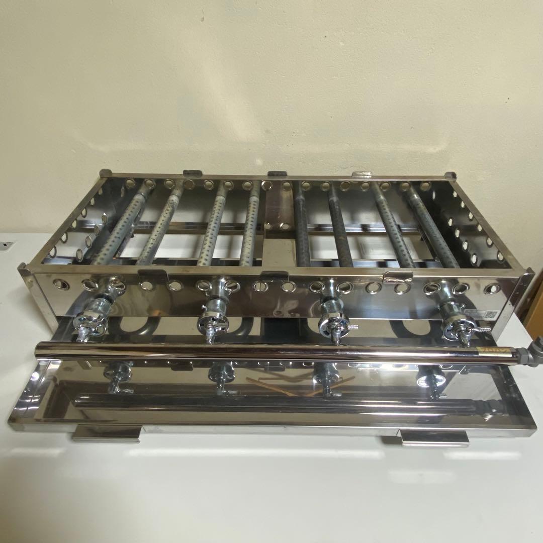 2021年製 伊東金属工業所 たこ焼き台 プロパン LP 横幅78×奥行35cm