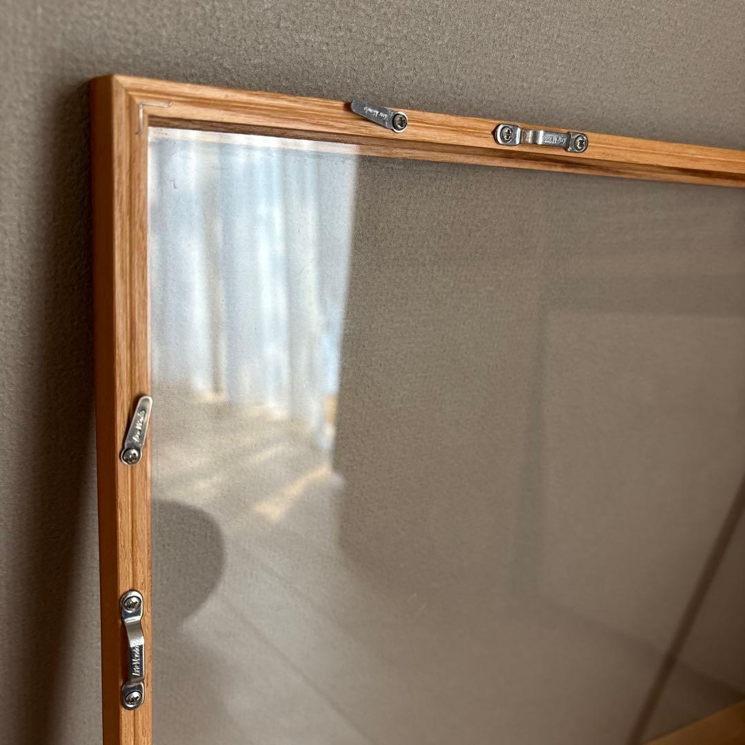 北欧暮らしの道具店　オリジナルポスター シルクスクリーン 北欧のお皿　額付き