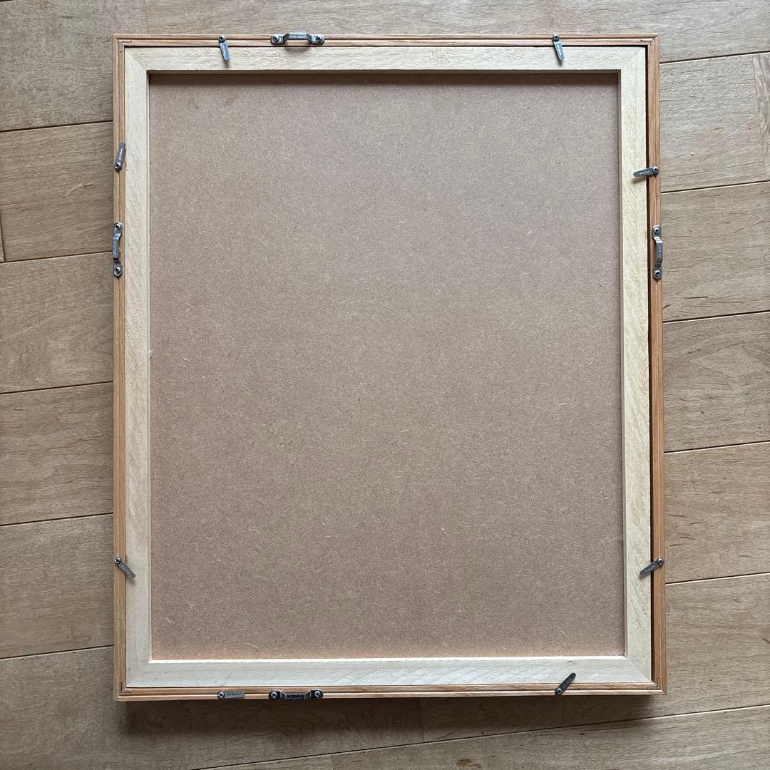 北欧暮らしの道具店　オリジナルポスター シルクスクリーン 北欧のお皿　額付き