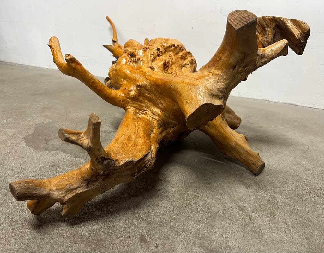 天然木 根流木 特大 高さ90cm 花台 飾り台 古木 剥製 インテリア