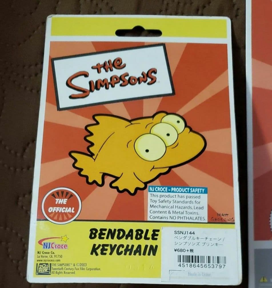 THE SIMPSONS　シンプソンズ　バート　ブリンキー　フィギュア