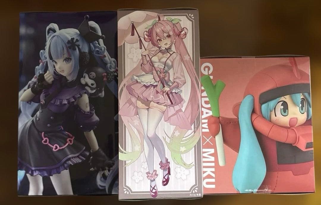 【初音ミク】 フィギュア ✨3種セット✨シャアザクぐるみ・雪ミク・桜ミク