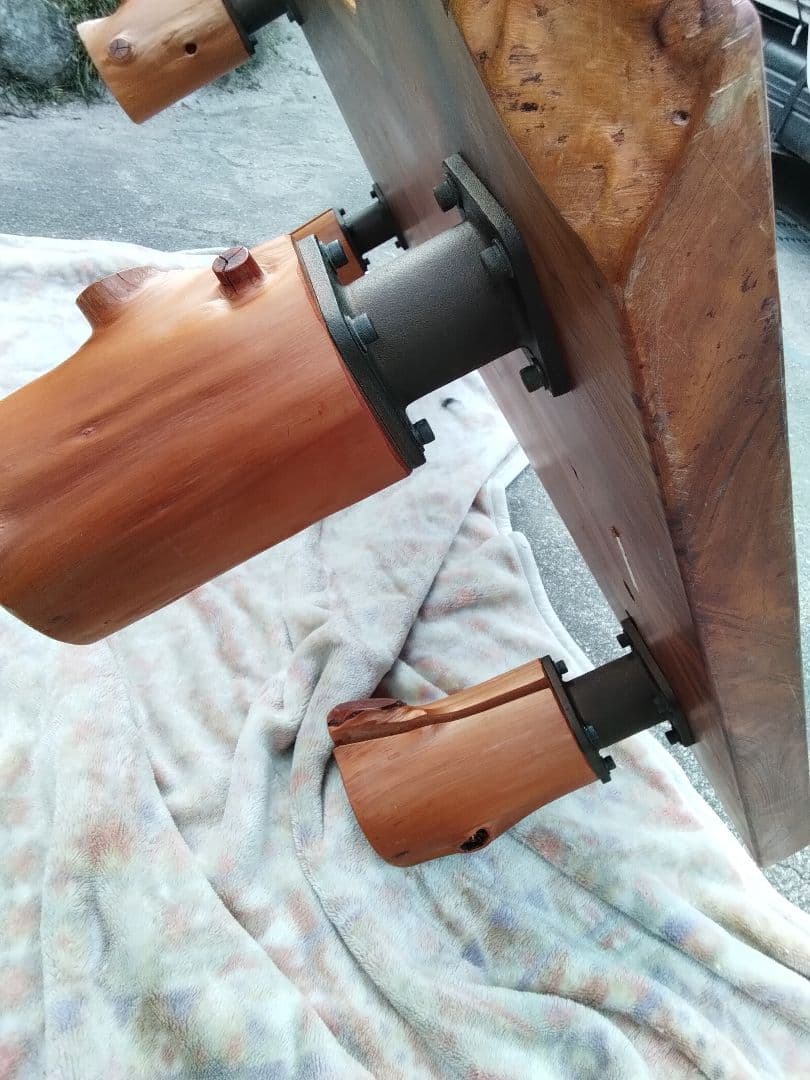 欅　テーブル　130×82×34.5㎝　デ649