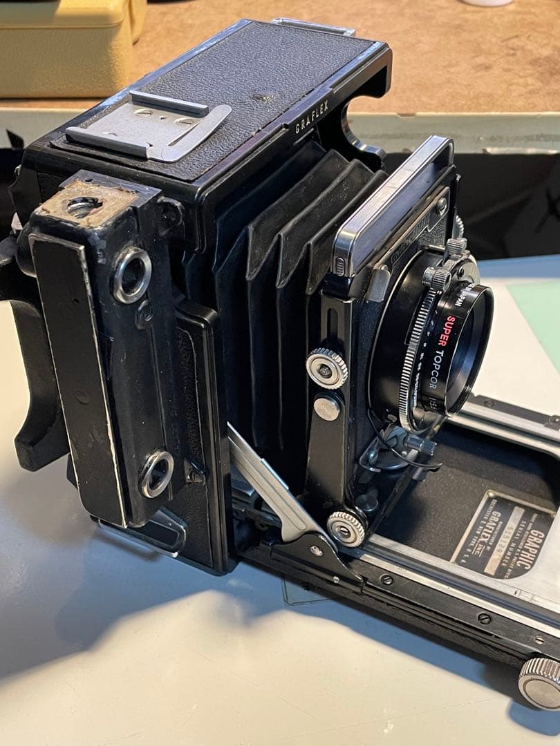 century graphic topcor 90mm graflex ジャンク