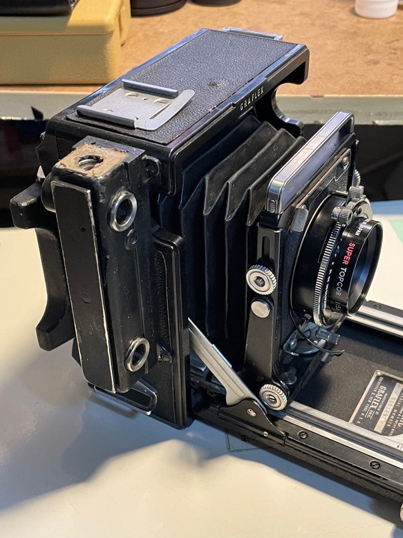 century graphic topcor 90mm graflex ジャンク
