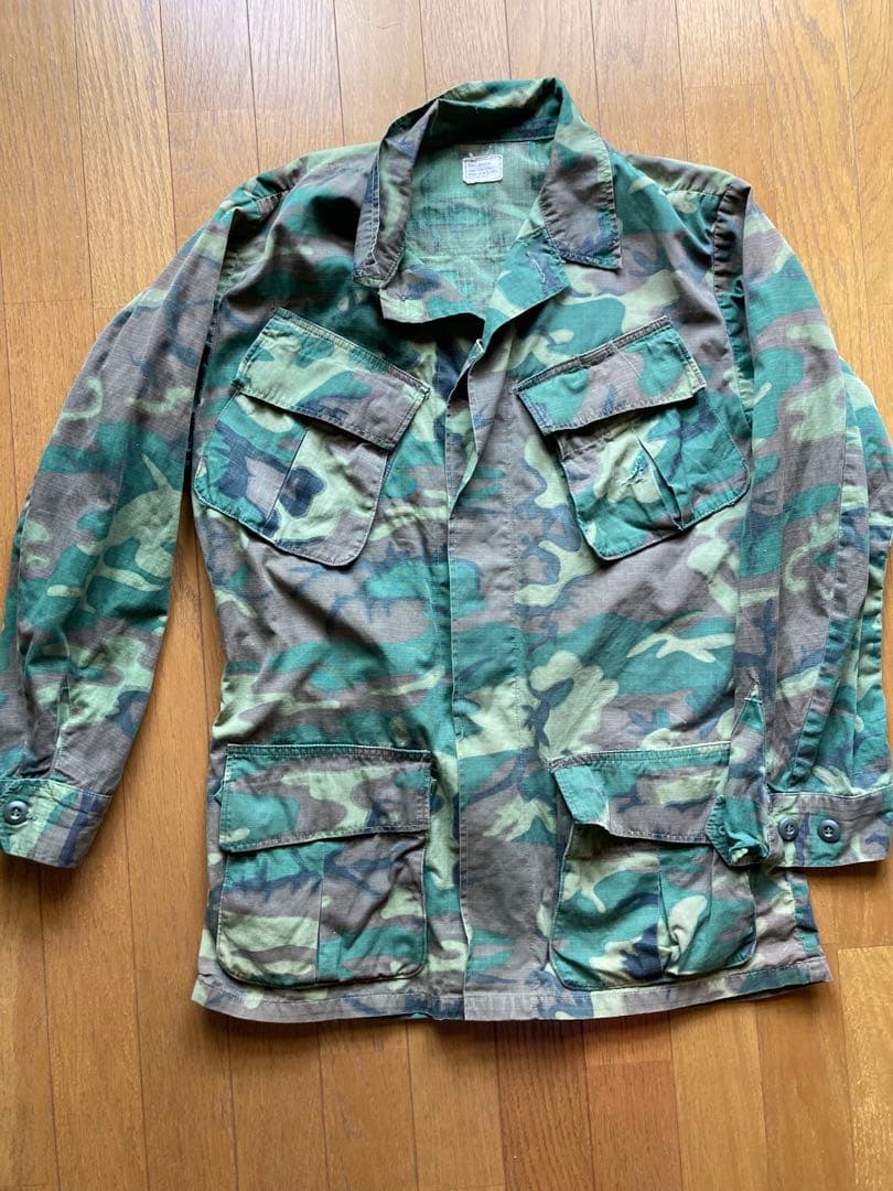 【グリーンリーフパターン】米軍　ジャングルファティーグ　上下セット　ベトナム戦争