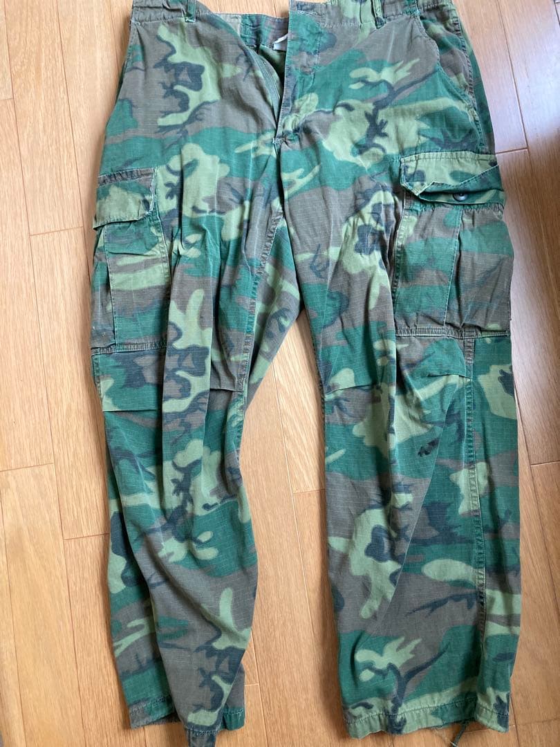 【グリーンリーフパターン】米軍　ジャングルファティーグ　上下セット　ベトナム戦争