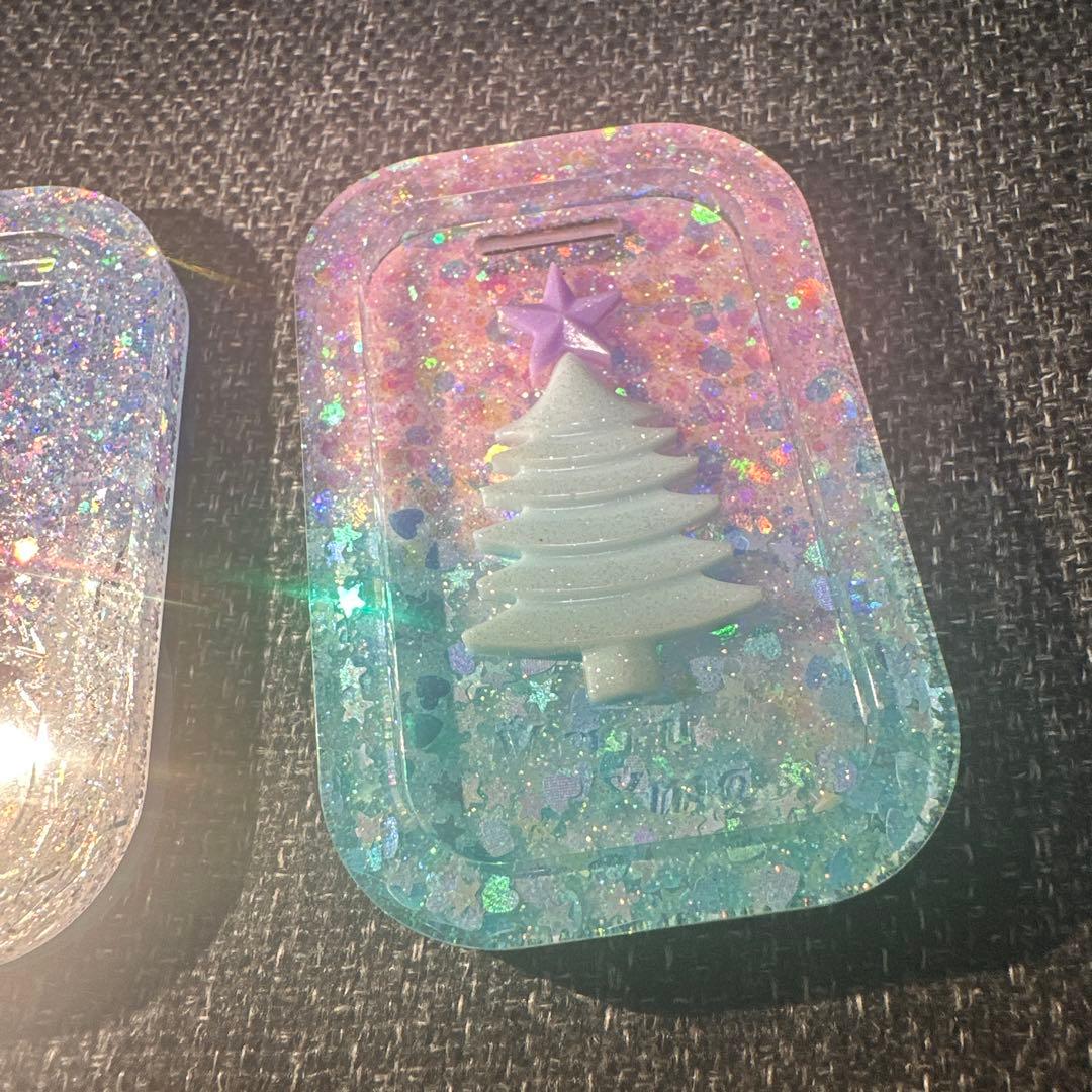 王一博 大判 クリスマス限定シルエット～バッグチャーム❣4点セット❣