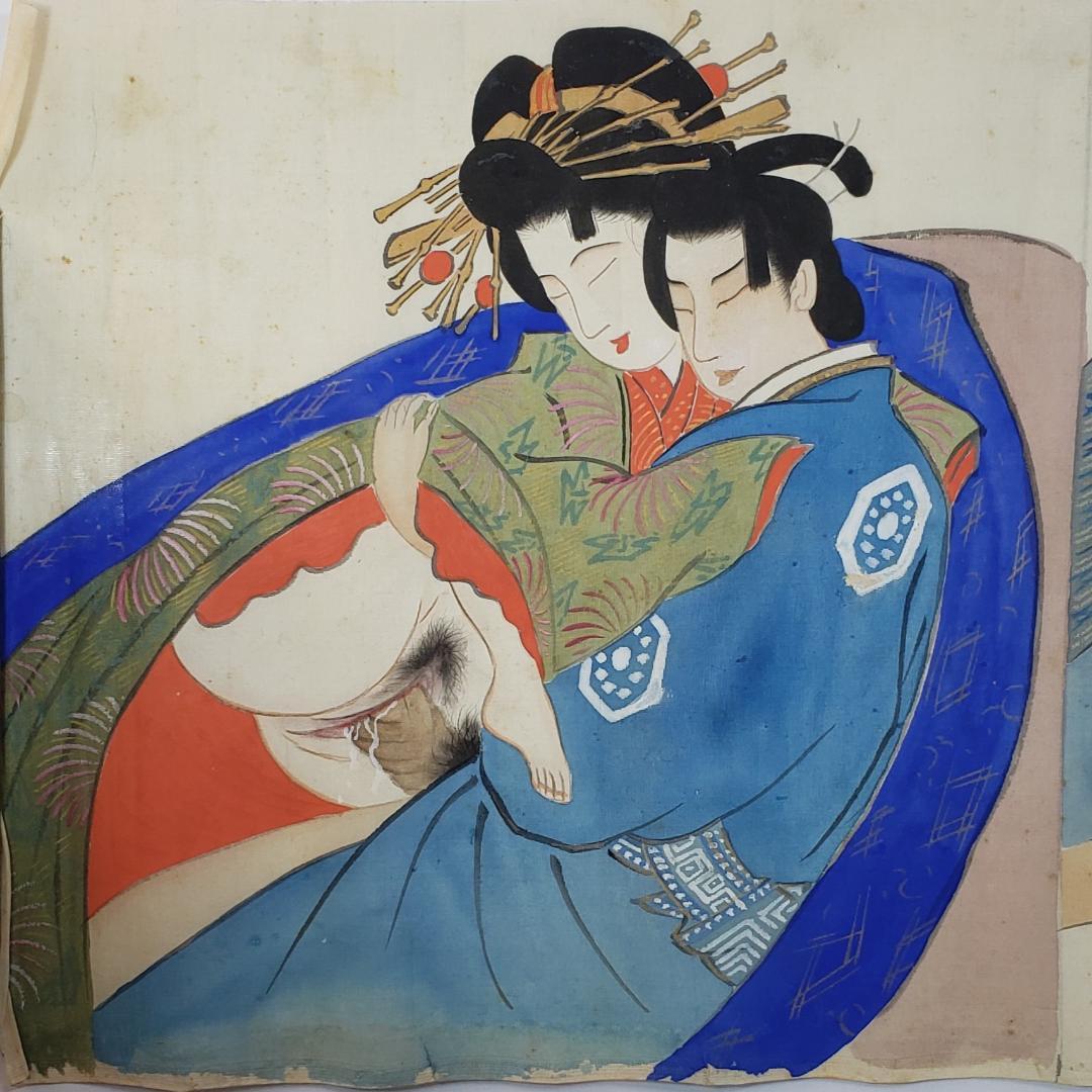 【真作】◆『時代春画 まくり めくり』◆検）浮世絵 菱川師宣 井原西鶴 渓斎英泉