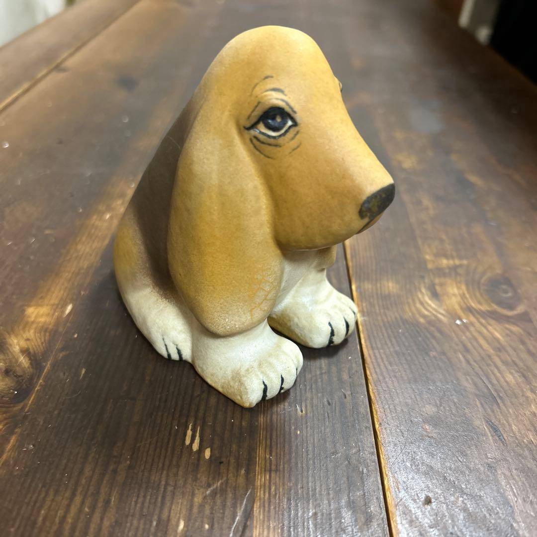 Lisa Larson リサラーソン ケンネル バセットハウンド　スウェーデン製