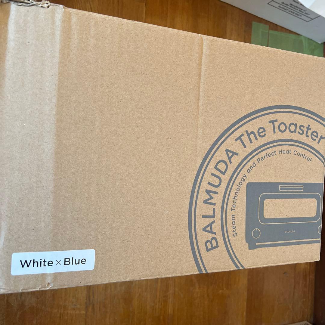 BALMUDA トースター 限定カラー　ホワイト×ブルー