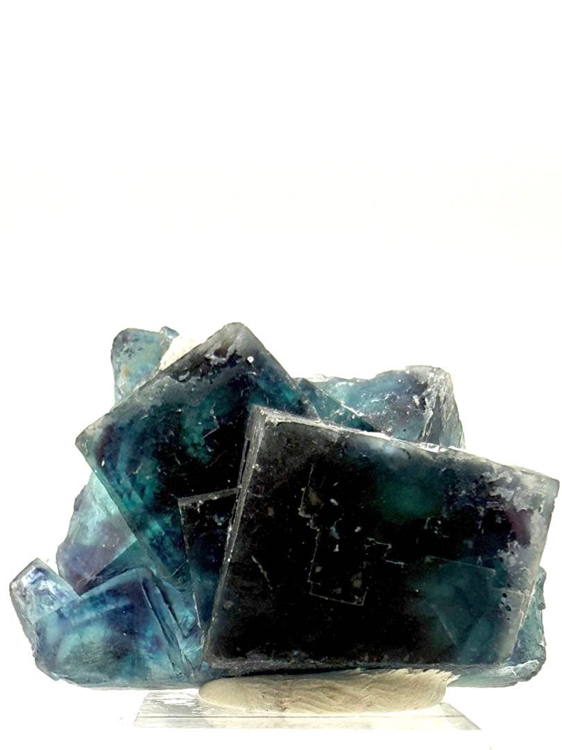 ブルー　フローライト　原石　鉱物　標本　天然石　石　バタフライポケット
