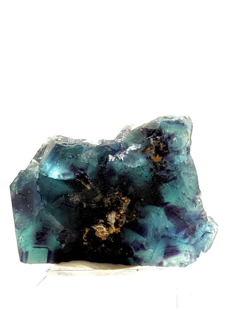 ブルー　フローライト　原石　鉱物　標本　天然石　石　バタフライポケット