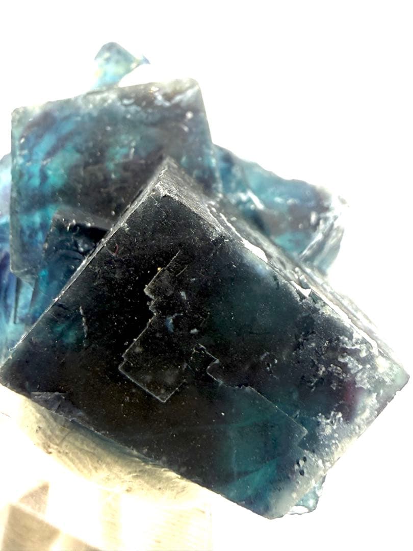 ブルー　フローライト　原石　鉱物　標本　天然石　石　バタフライポケット