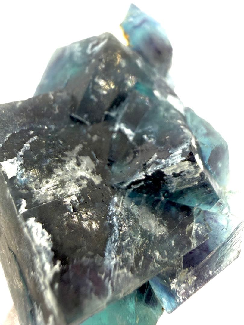 ブルー　フローライト　原石　鉱物　標本　天然石　石　バタフライポケット