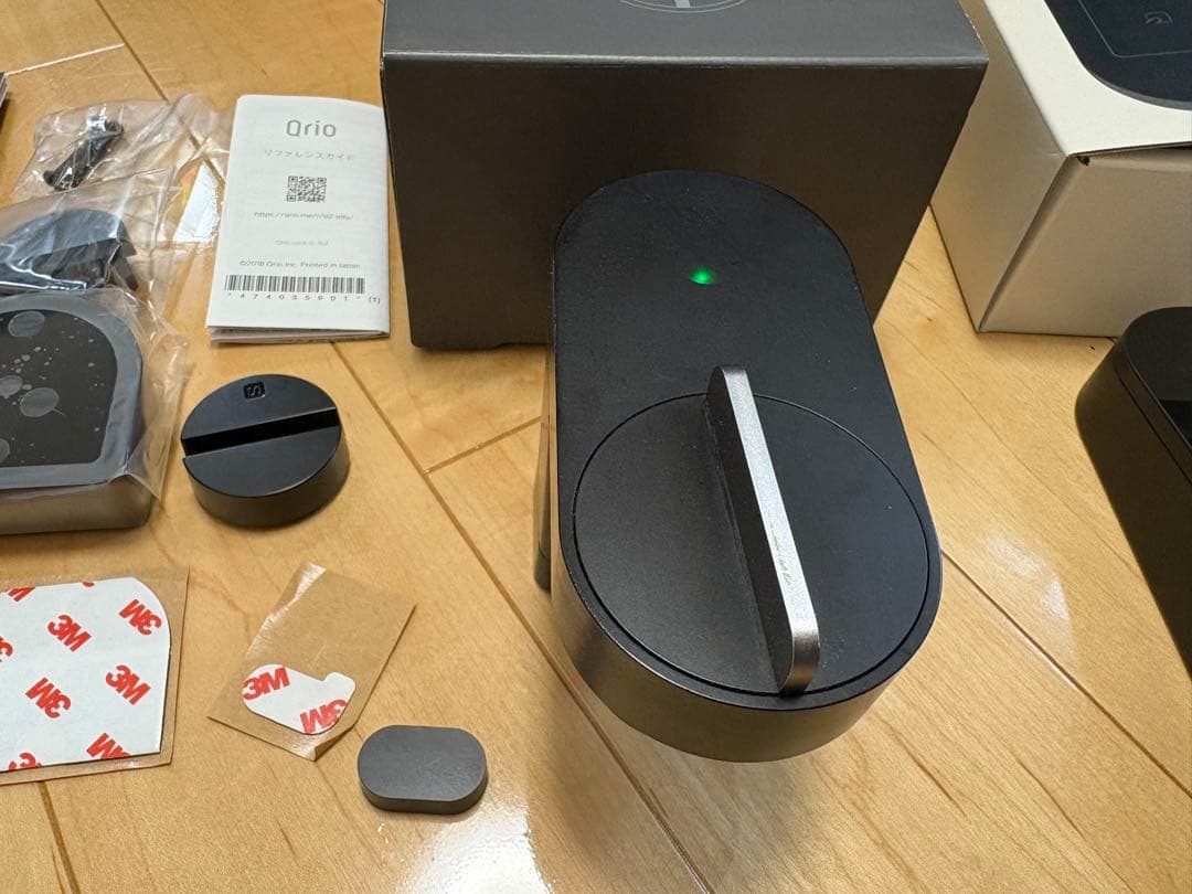 【美品】スマートロックQrio Lock(Q-SL2), Qrio Pad付き