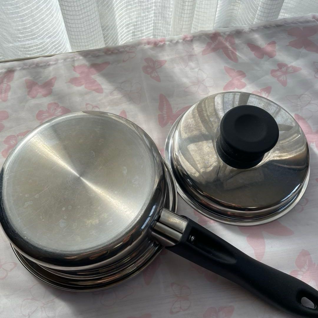 【中古美品】アムウェイ クイーンクック小ソースパン　状態良好