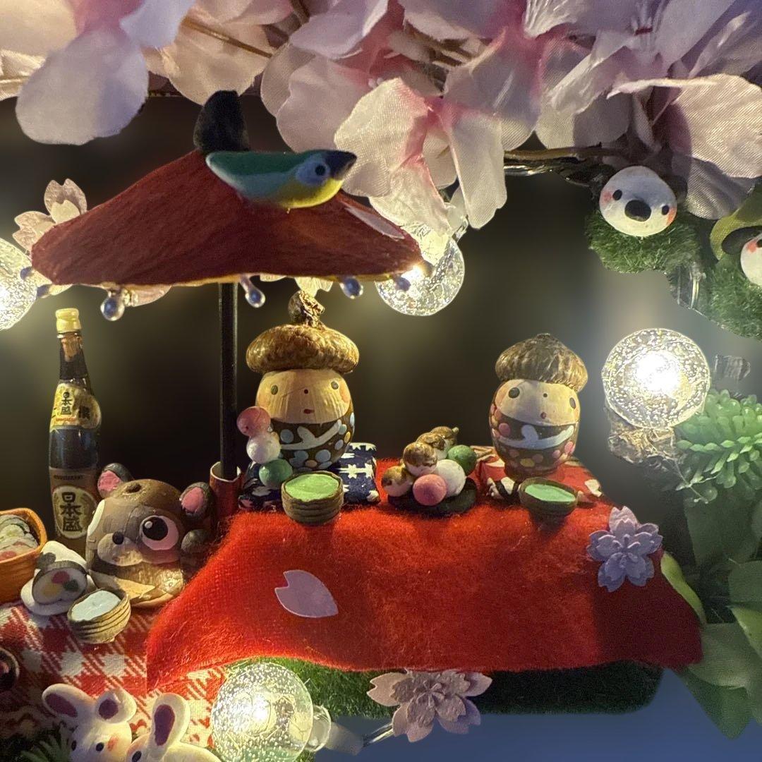 どんぐりアート♡春のオブジェオーダー一式♡