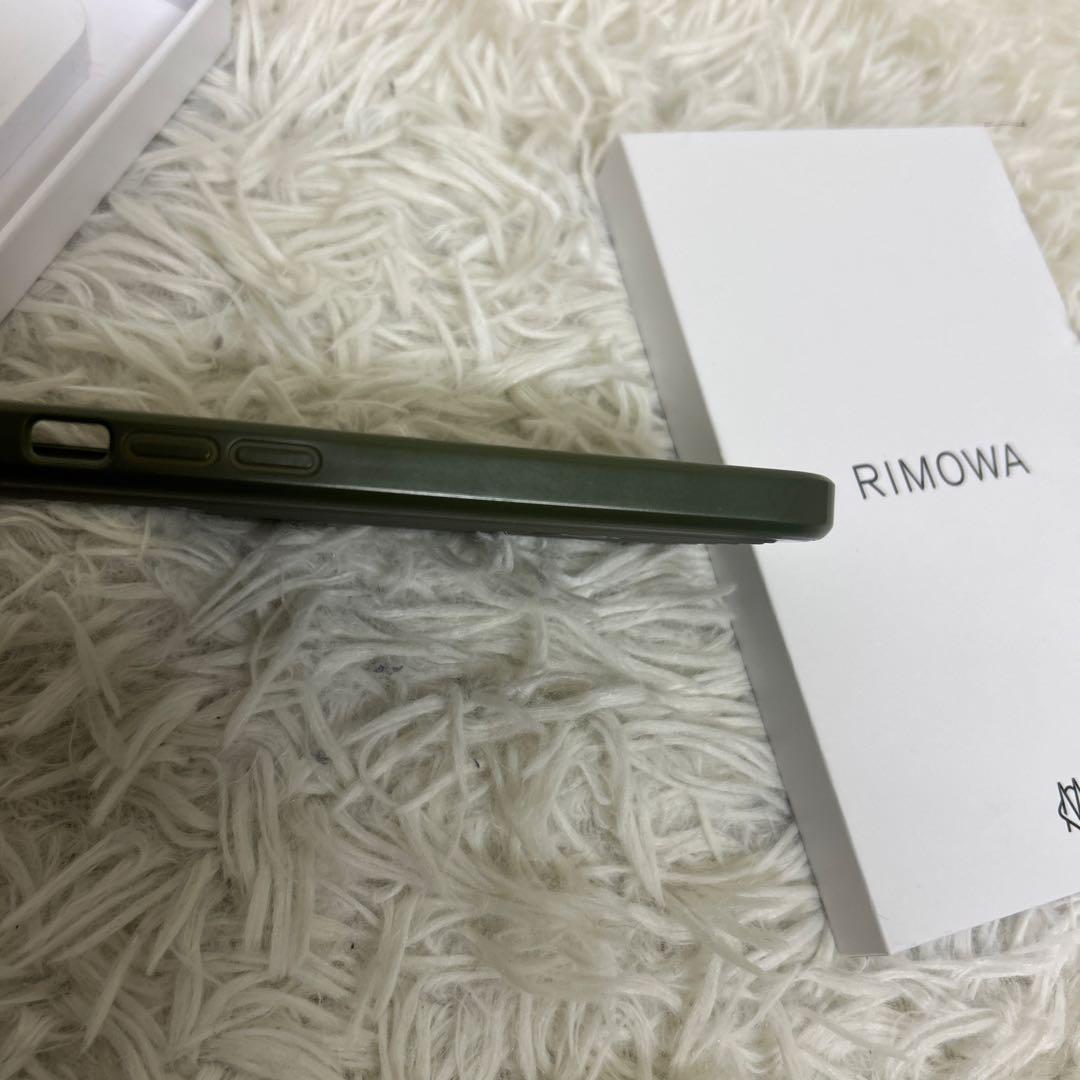 【極美品】RIMOWA iPhone13Pro ケース ダークグリーン