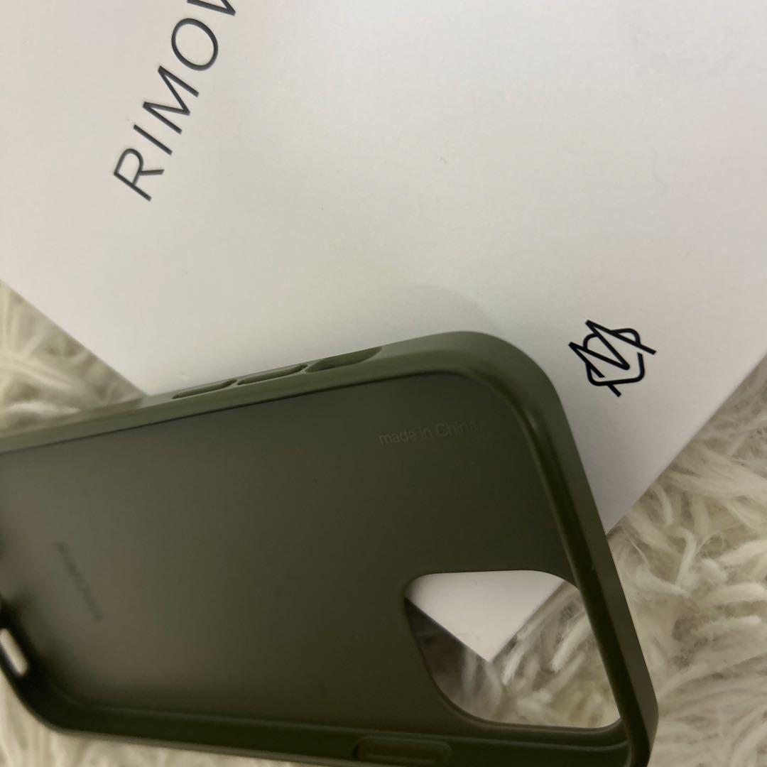 【極美品】RIMOWA iPhone13Pro ケース ダークグリーン