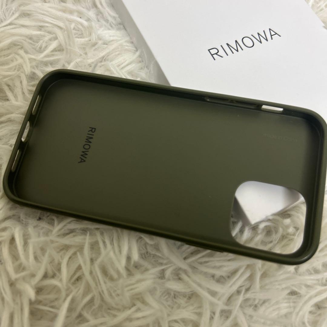 【極美品】RIMOWA iPhone13Pro ケース ダークグリーン