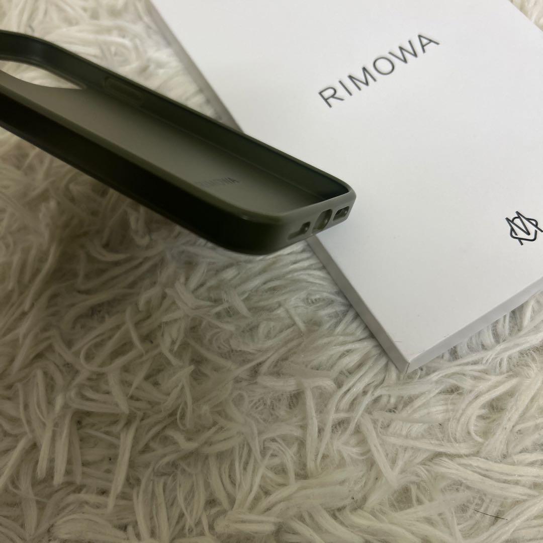 【極美品】RIMOWA iPhone13Pro ケース ダークグリーン