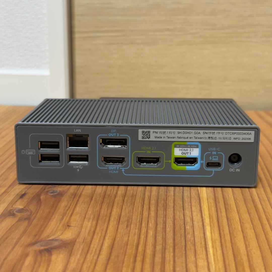 BenQ beCreatus DP1310 13-in-1ドッキングステーション