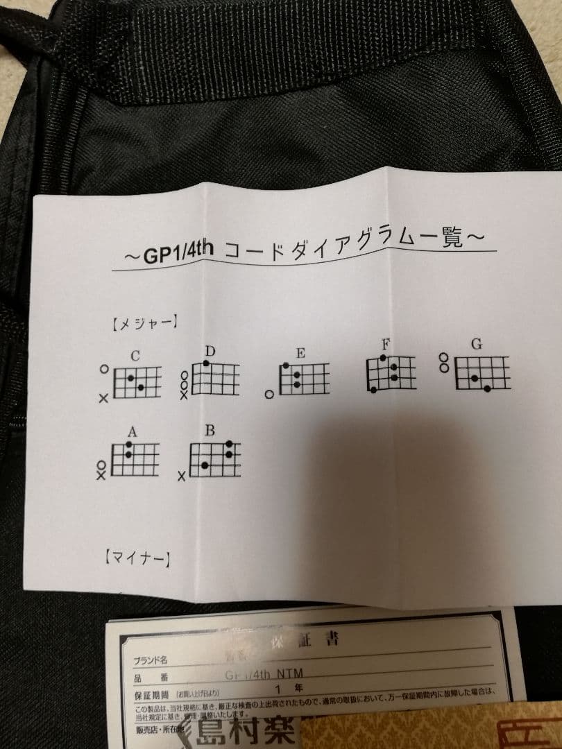 4弦アコースティックミニギター