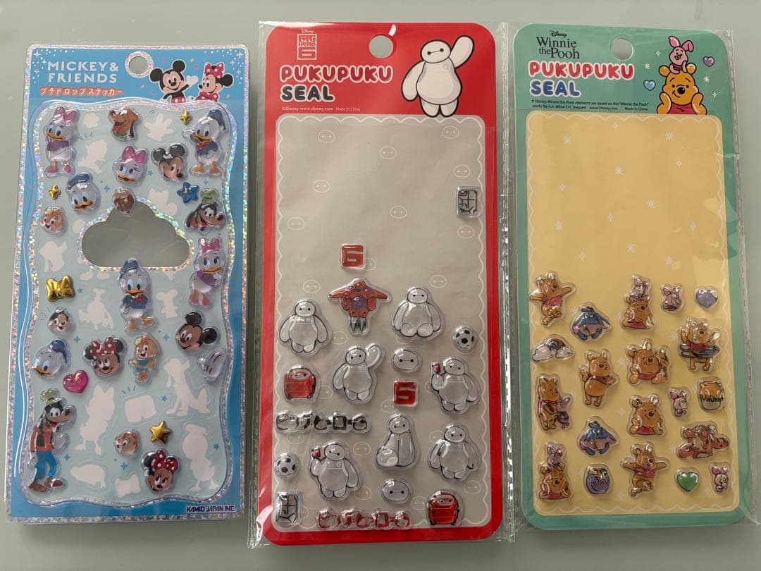 おすそ分けボンドロ、プチドロ、ぷくぷくシール