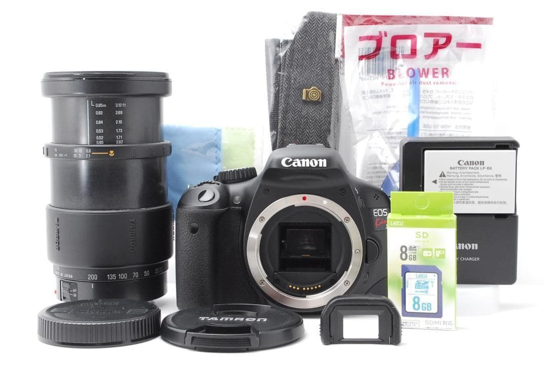 【使用感少美品】Canon Kiss X4　スマホ転送　便利な中望遠レンズ　動画