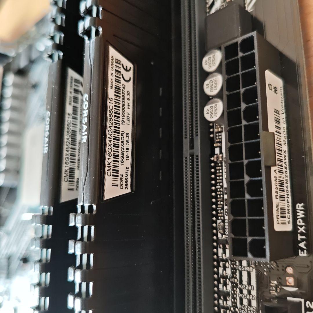 マザーボード ASUS B550M-A WIFI Ryzen 5 4500 16GB