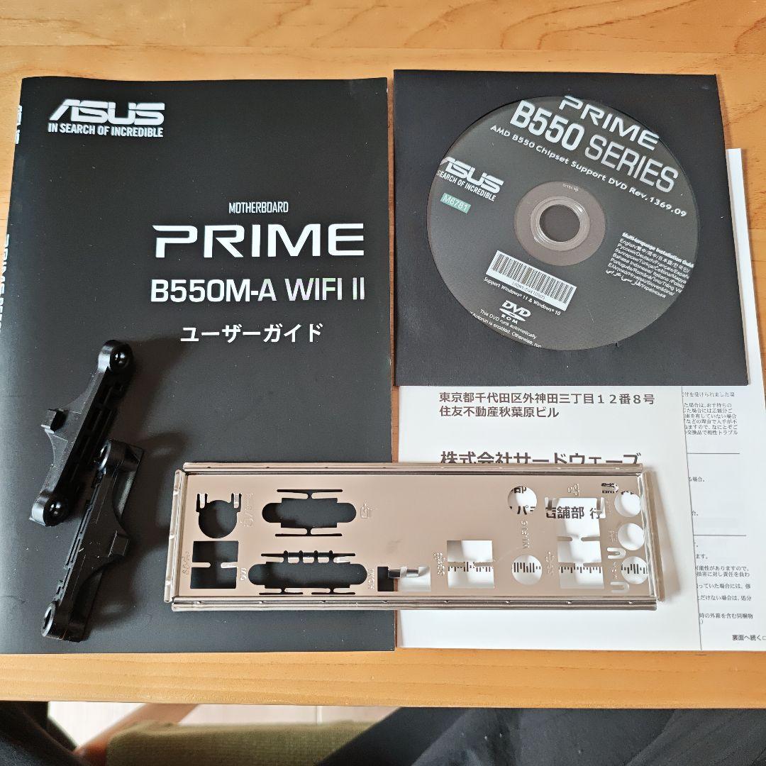 マザーボード ASUS B550M-A WIFI Ryzen 5 4500 16GB
