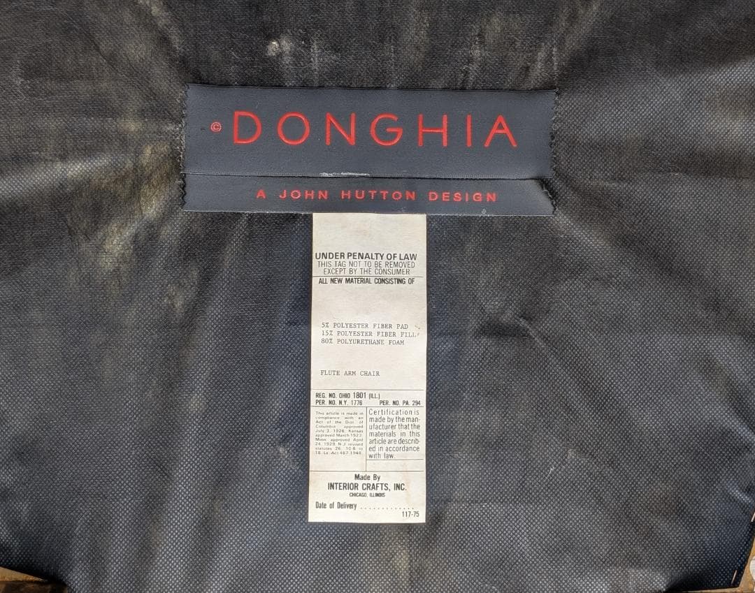 U.S.A-ドンギア社／フルーテ／ジョン・ハットン／サイドチェア