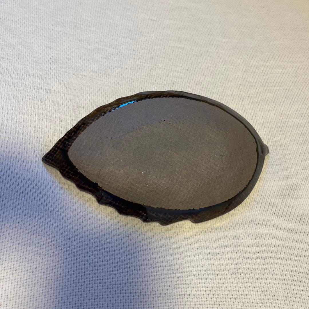 丹波立杭焼焼　木の葉皿　5枚