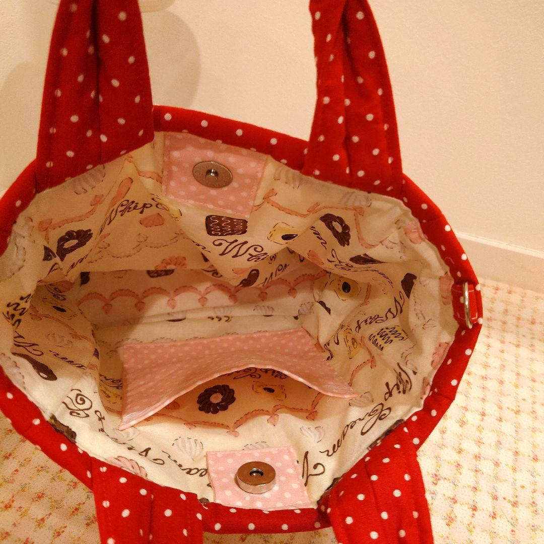 ハンドメイド　パッチワークミニバッグ